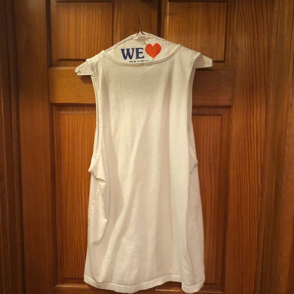 White with graphics tank top large - Picture 3 of 3